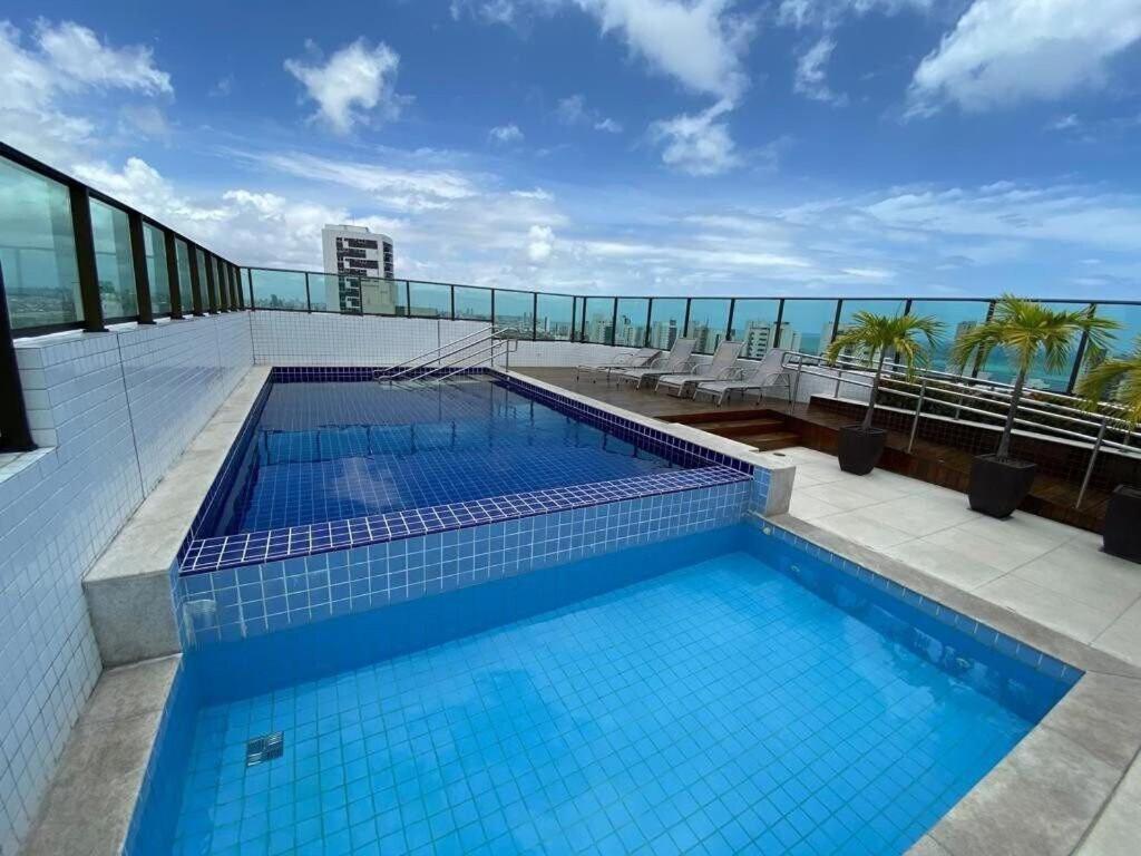 Sm 504 - Excelente Flat Funcional Padrao Beach Class Recife Dış mekan fotoğraf