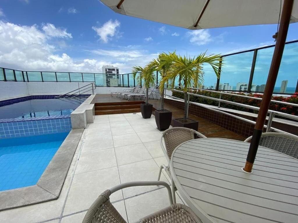 Sm 504 - Excelente Flat Funcional Padrao Beach Class Recife Dış mekan fotoğraf